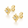 Bohomoon Stainless Steel Radiance Star Stud Earrings