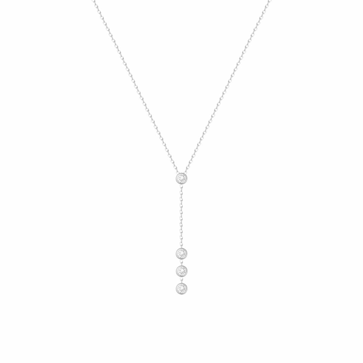 Bohomoon Stainless Steel Raquel Lariat Necklace