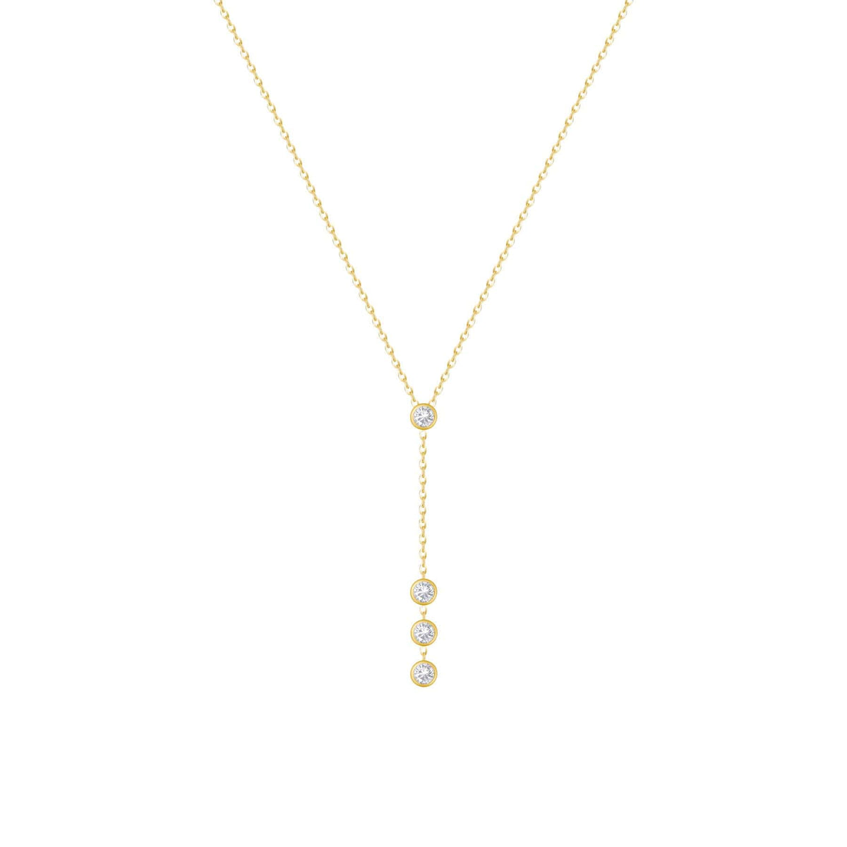 Bohomoon Stainless Steel Raquel Lariat Necklace