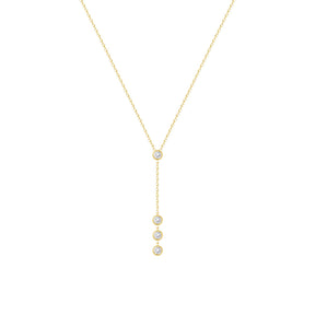 Bohomoon Stainless Steel Raquel Lariat Necklace