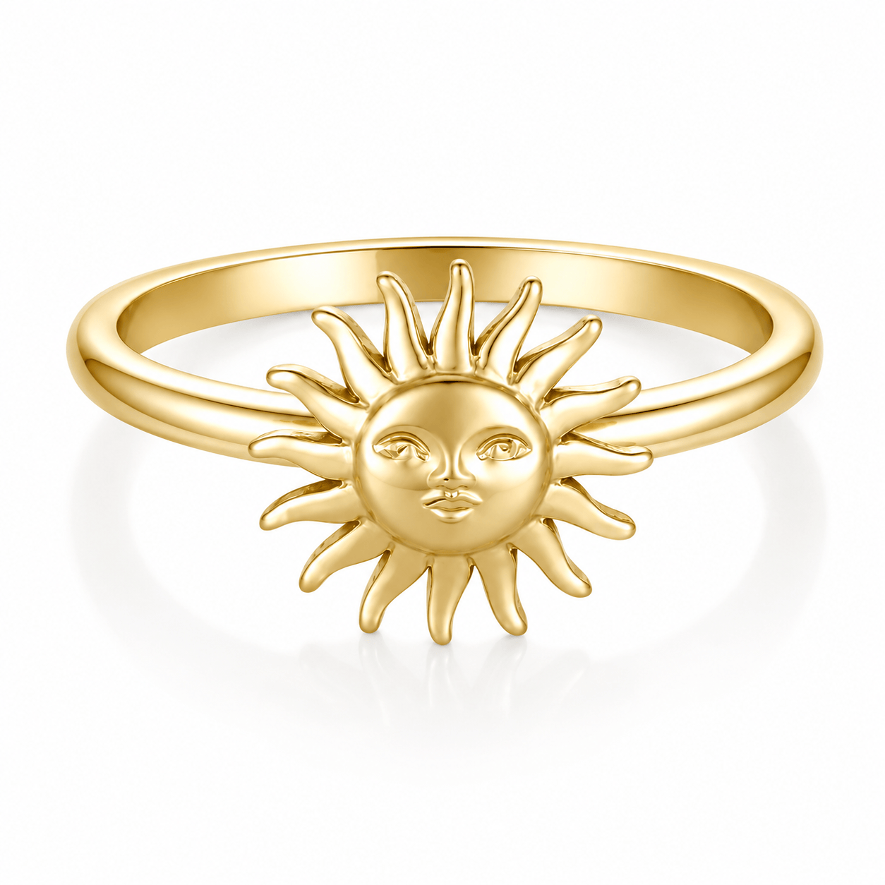 Bohomoon Stainless Steel Ray Of Sunshine Ring