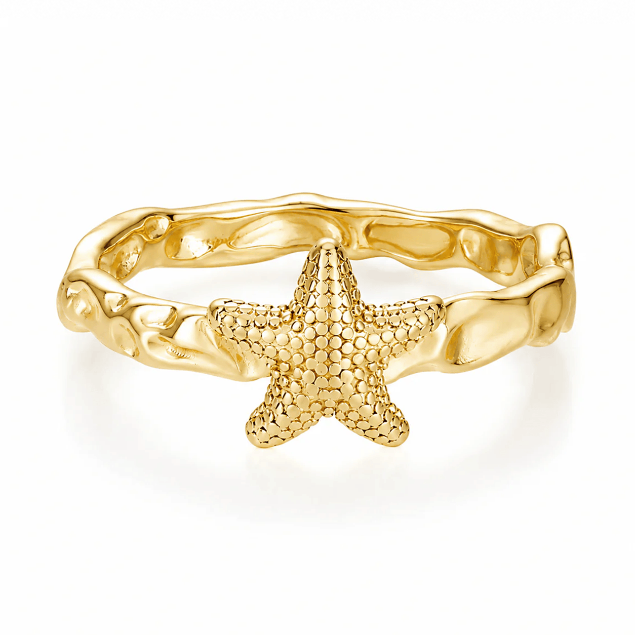 Bohomoon Stainless Steel Reef Starfish Ring