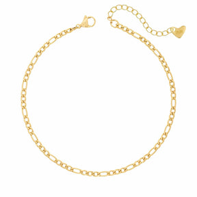 Bohomoon Stainless Steel Regal Figaro Anklet