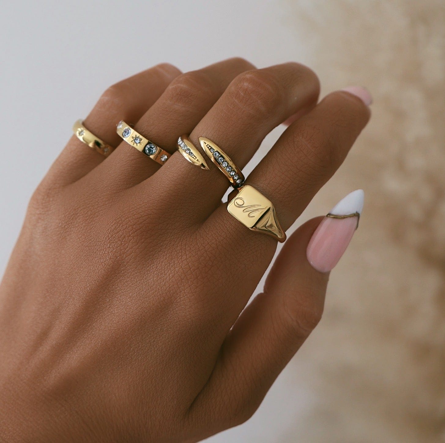 Bohomoon Stainless Steel Reid Ring