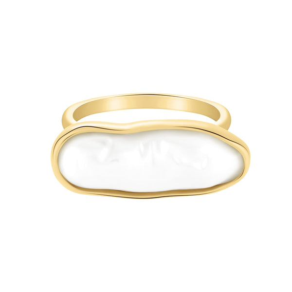 Bohomoon Stainless Steel Remi Pearl Ring