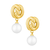 Bohomoon Stainless Steel Rhea Pearl Stud Earrings