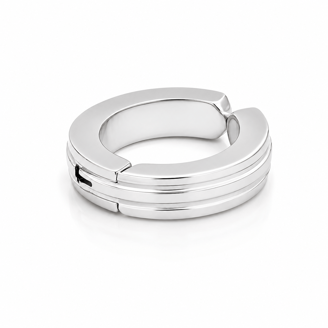 Bohomoon Stainless Steel Ridge Ear Cuff