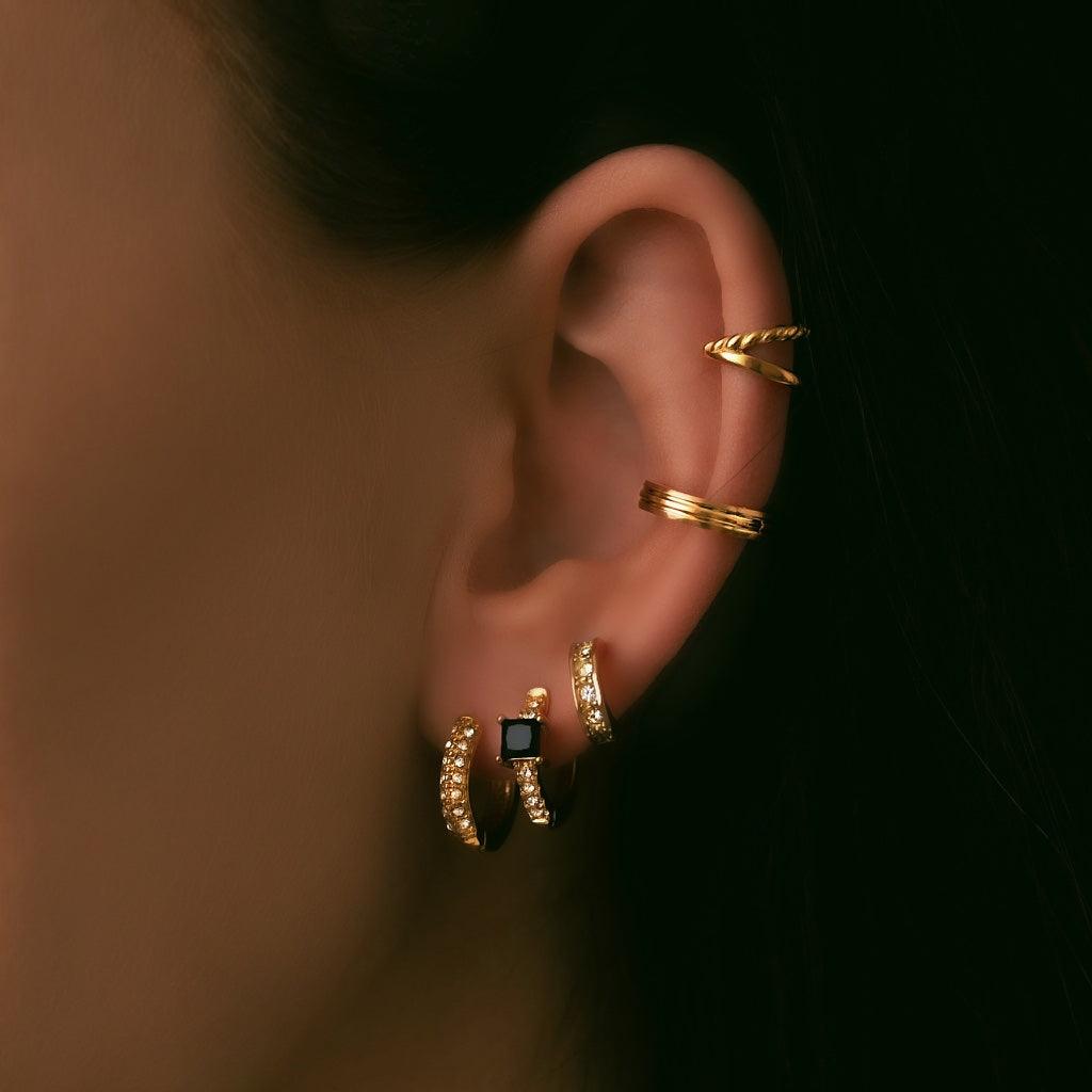 BOHOMOON Stainless Steel Ridge Ear Cuff