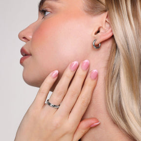 Bohomoon Stainless Steel Riley Hoop Earrings