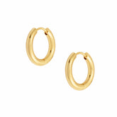 BohoMoon Stainless Steel Riley Hoop Earrings Gold / 12mm