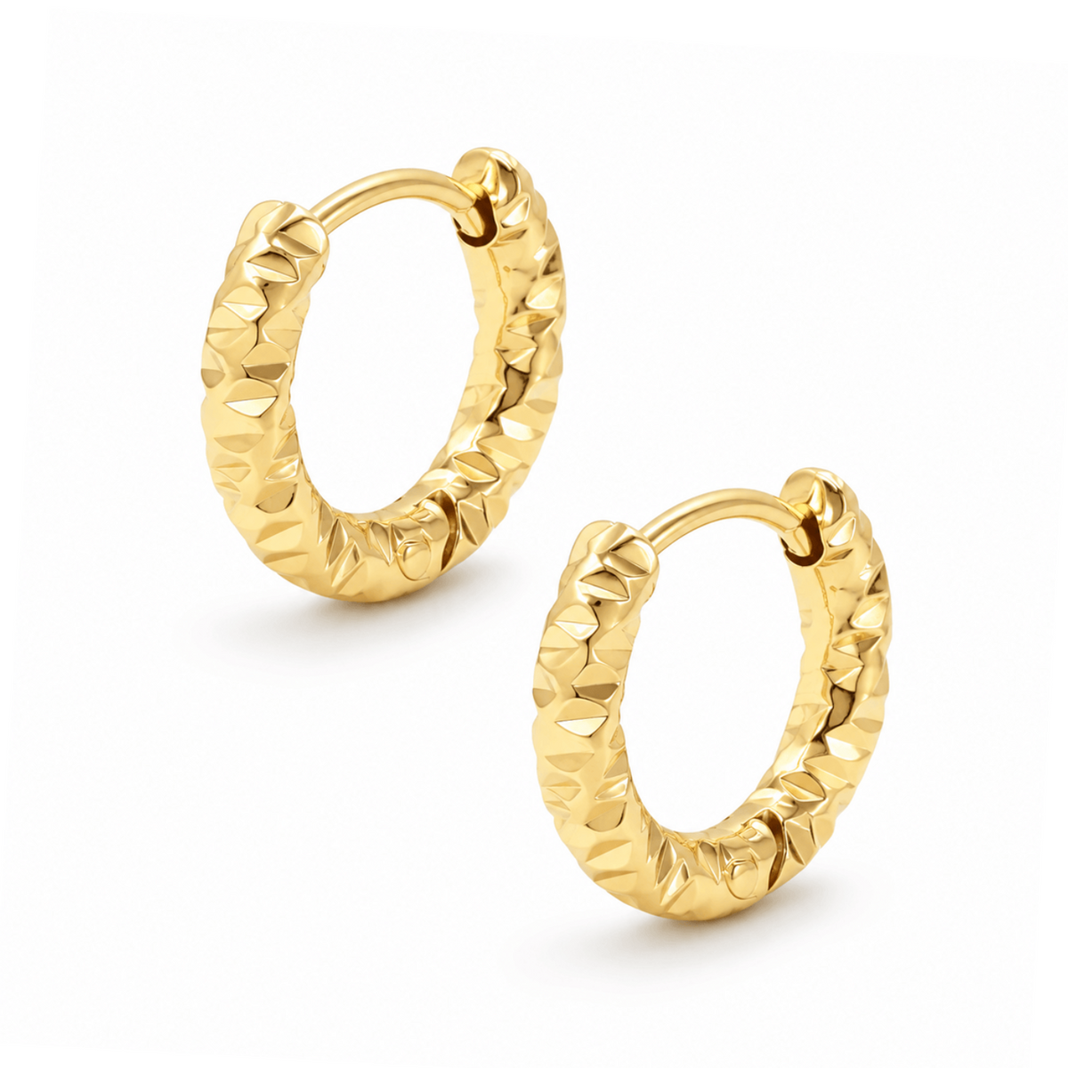 Ripple Hoop Earrings