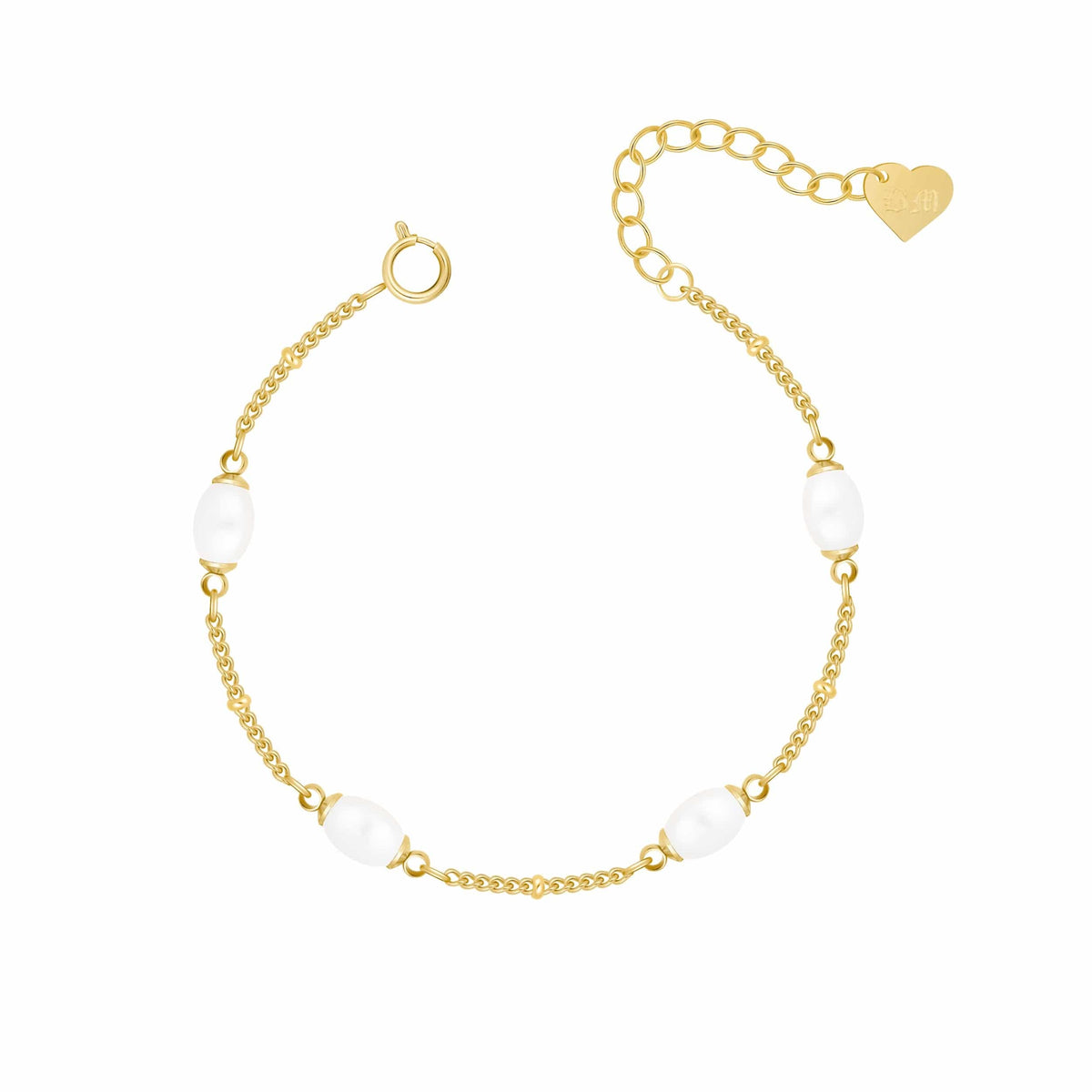 Bohomoon Stainless Steel Robin Pearl Bracelet