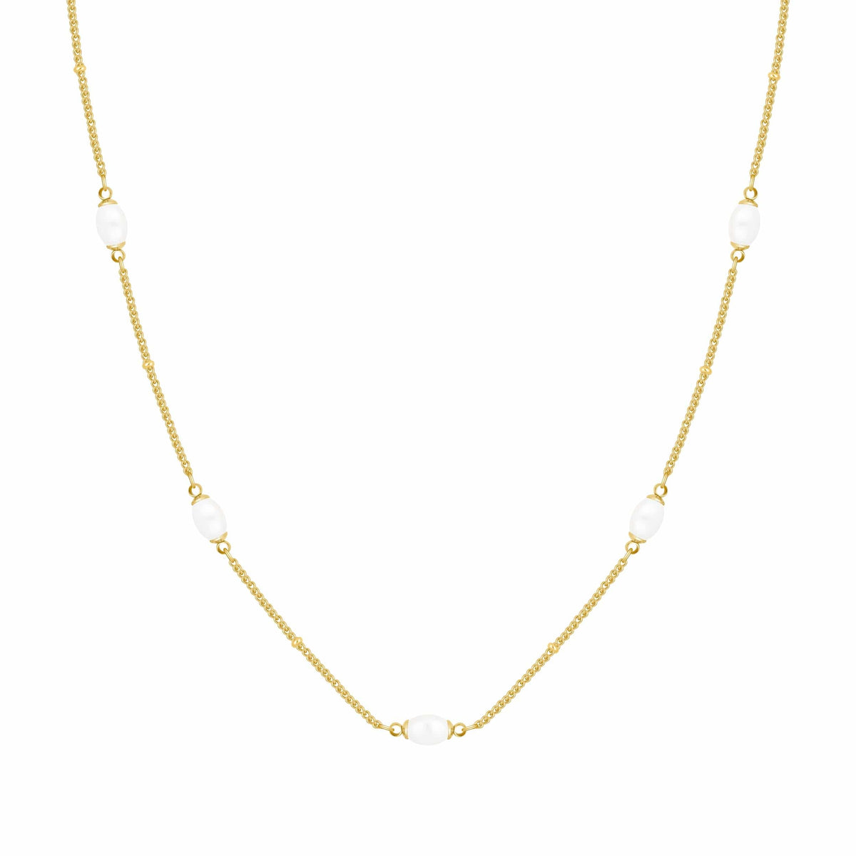 Bohomoon Stainless Steel Robin Pearl Necklace