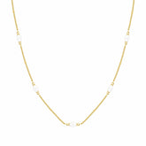 Bohomoon Stainless Steel Robin Pearl Necklace