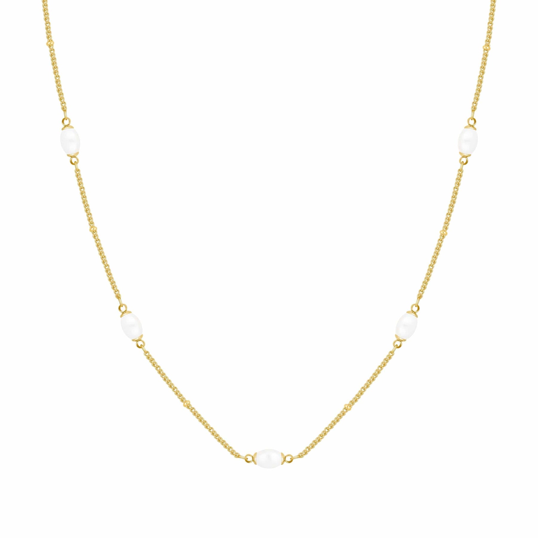 Bohomoon Stainless Steel Robin Pearl Necklace