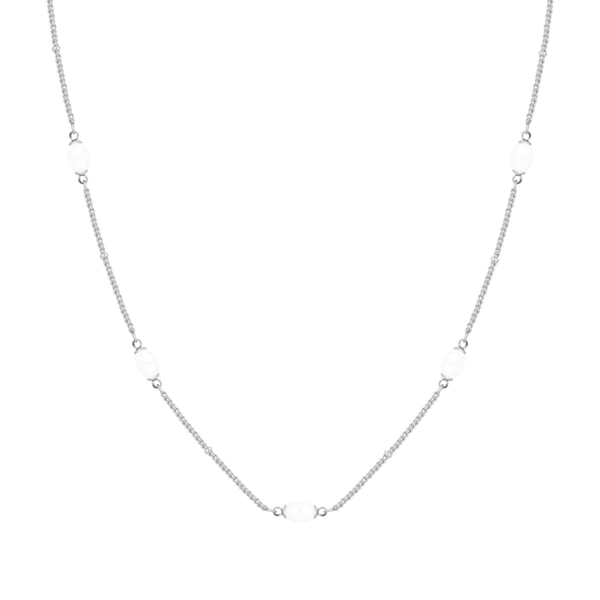 Bohomoon Stainless Steel Robin Pearl Necklace