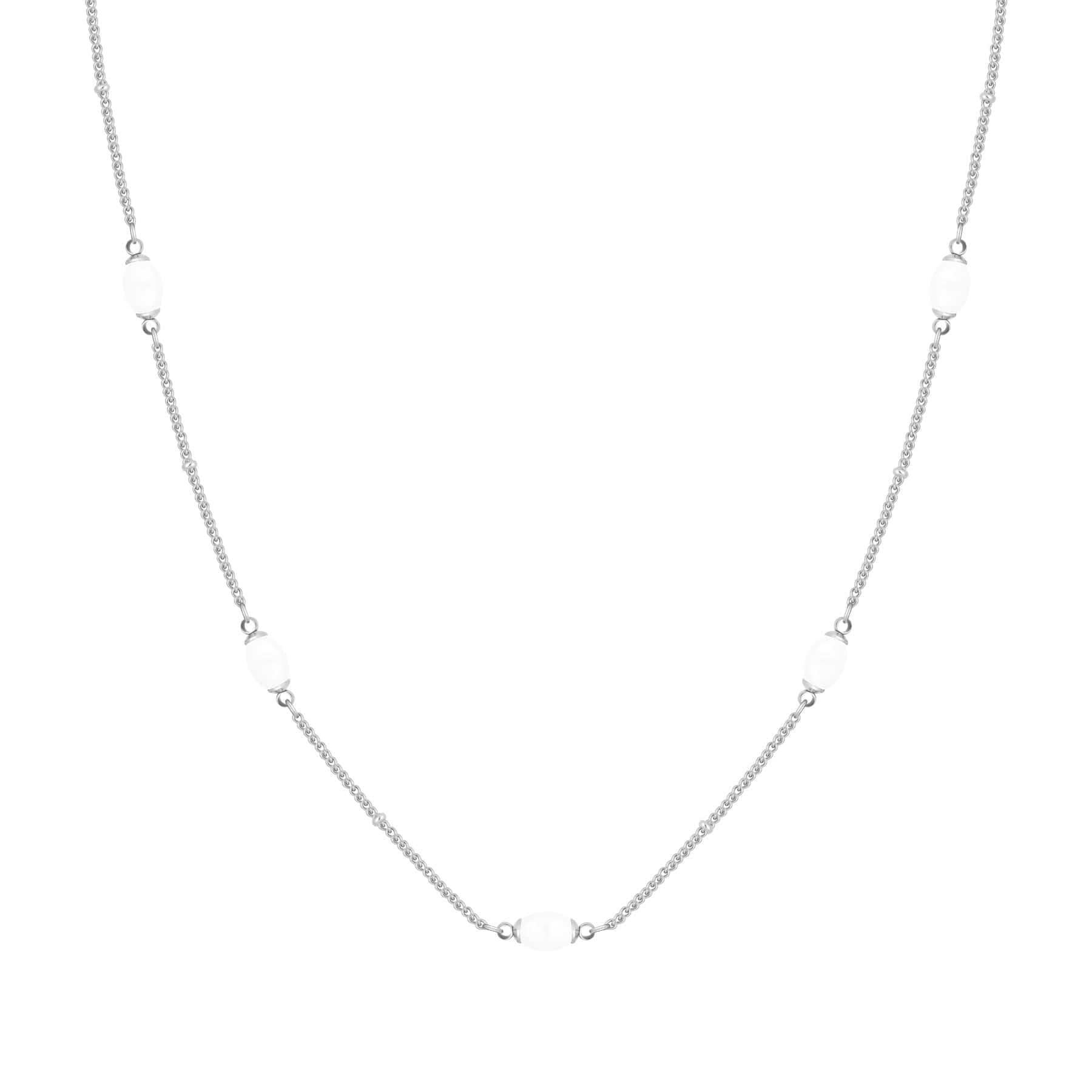 Bohomoon Stainless Steel Robin Pearl Necklace