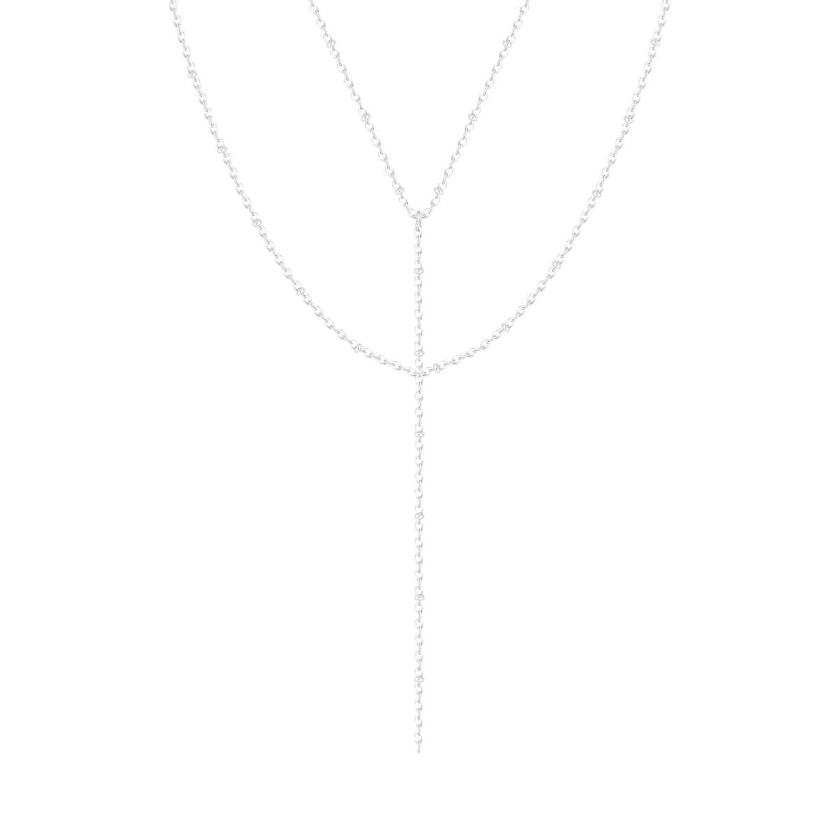 Bohomoon Stainless Steel Robyn Layered Lariat Necklace