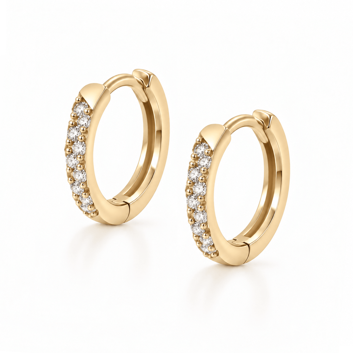 Bohomoon Stainless Steel Rosanna Hoop Earrings