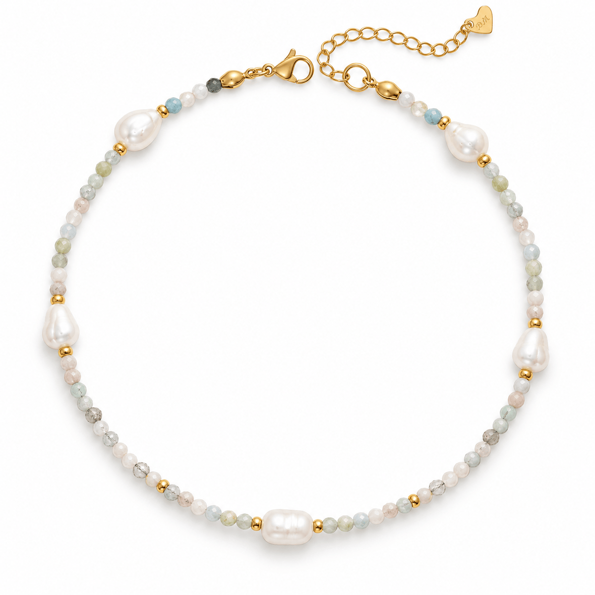 Bohomoon Stainless Steel Rosie Pearl Anklet