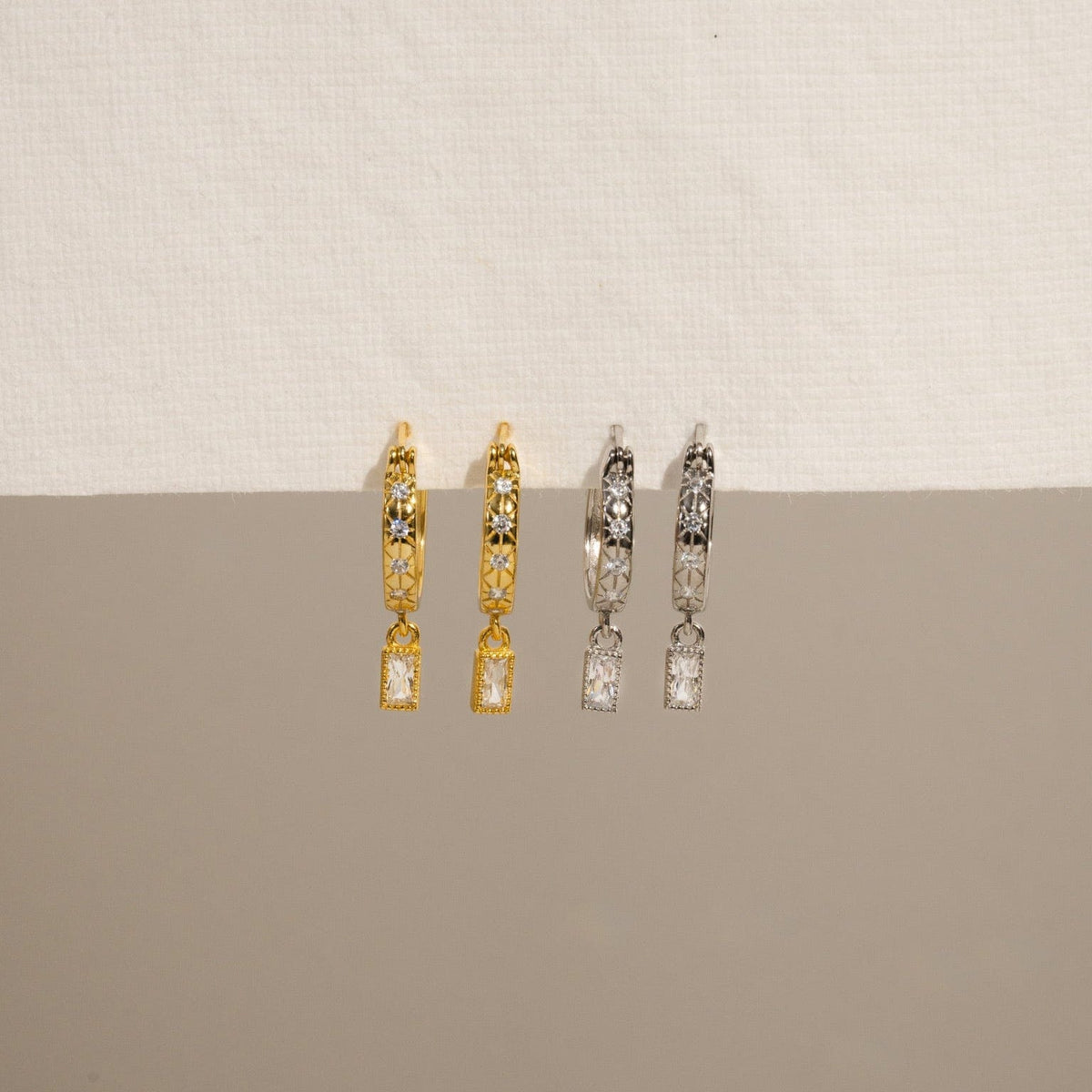 Bohomoon Stainless Steel Rowan Hoop Earrings