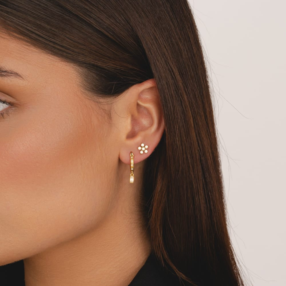 Bohomoon Stainless Steel Rowan Hoop Earrings