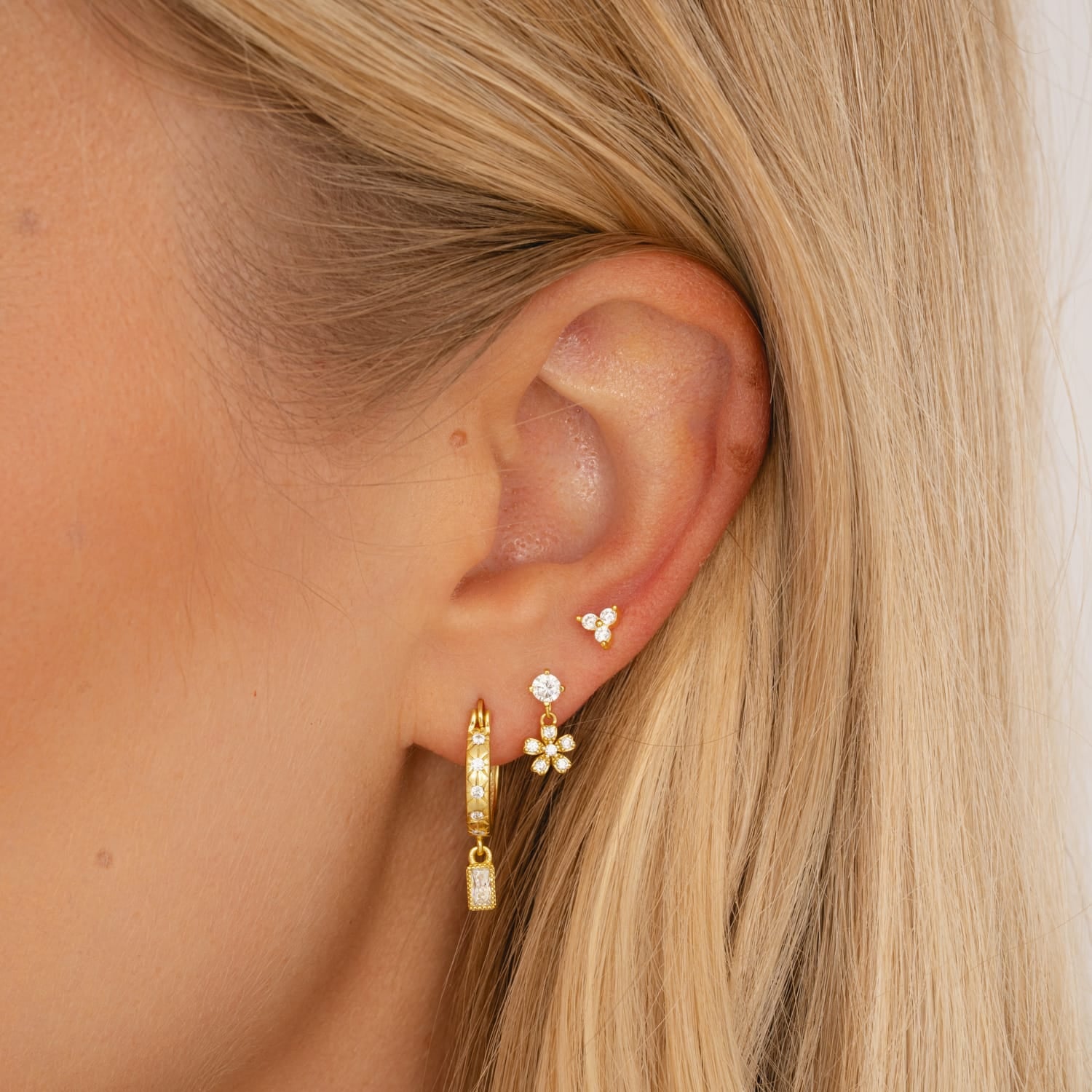 Bohomoon Stainless Steel Rowan Hoop Earrings