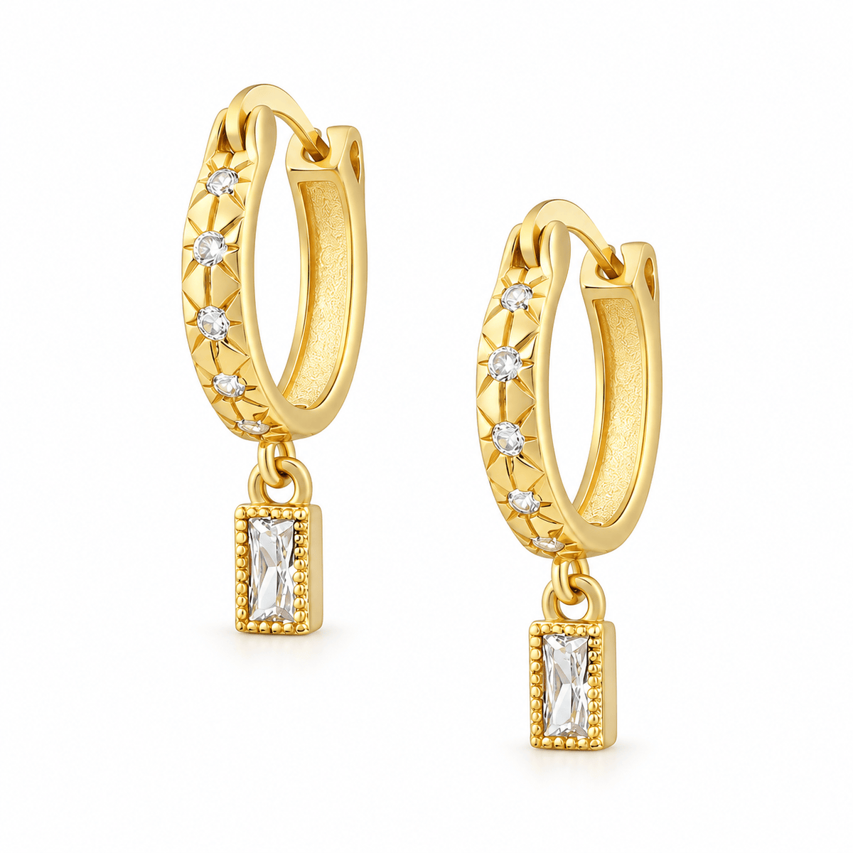Bohomoon Stainless Steel Rowan Hoop Earrings