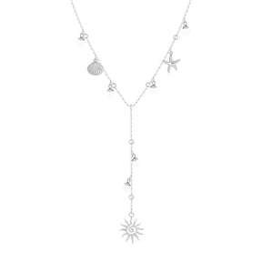 Bohomoon Stainless Steel Roxana Lariat Necklace