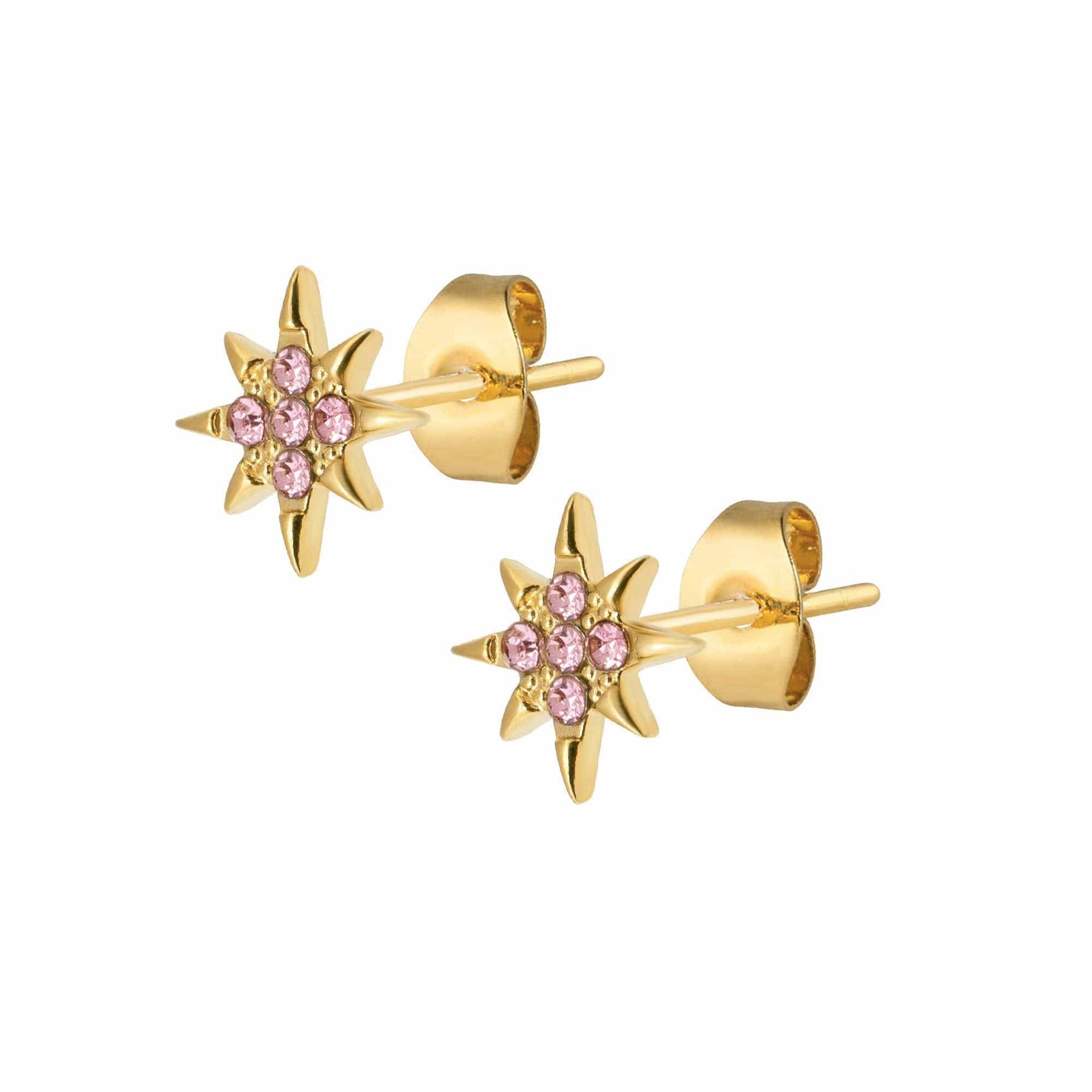 BohoMoon Stainless Steel Roxy Stud Earrings Gold