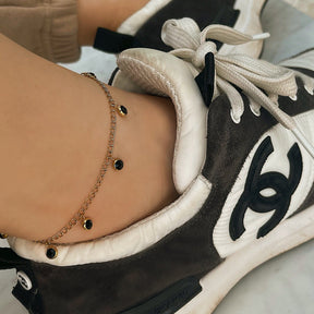 BohoMoon Stainless Steel Sable Anklet Gold