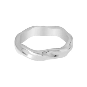 BohoMoon Stainless Steel Sage Ring Silver / US 5 / UK J / EUR 49 (x small)