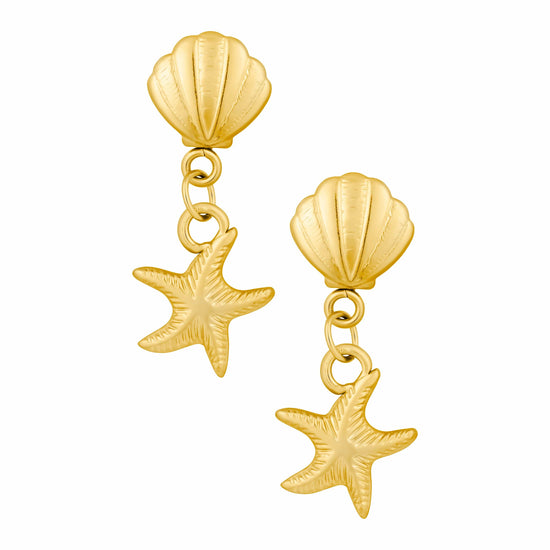 Bohomoon Stainless Steel Sailor Stud Earrings