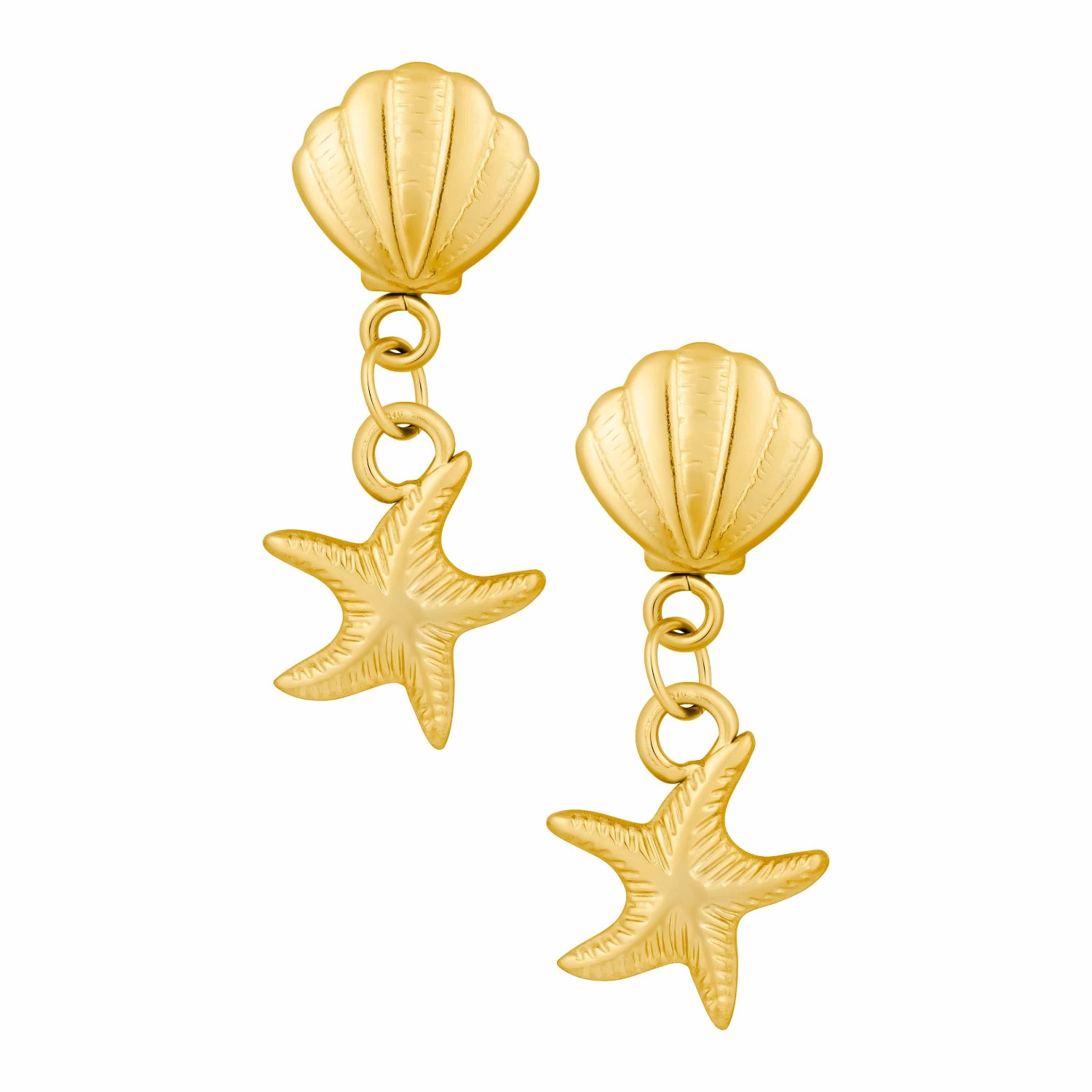Bohomoon Stainless Steel Sailor Stud Earrings