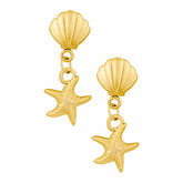 Bohomoon Stainless Steel Sailor Stud Earrings