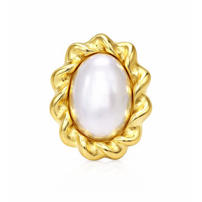 Bohomoon Stainless Steel Samaria Pearl Ring