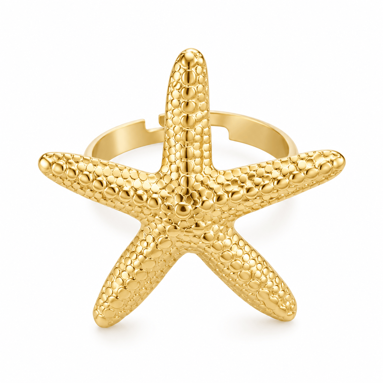 Bohomoon Stainless Steel Samia Starfish Ring