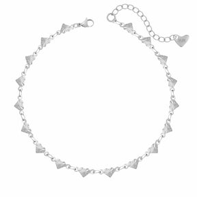 Bohomoon Stainless Steel Santorini Heart Anklet