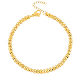 BohoMoon Stainless Steel Sariah Beaded Bracelet Gold