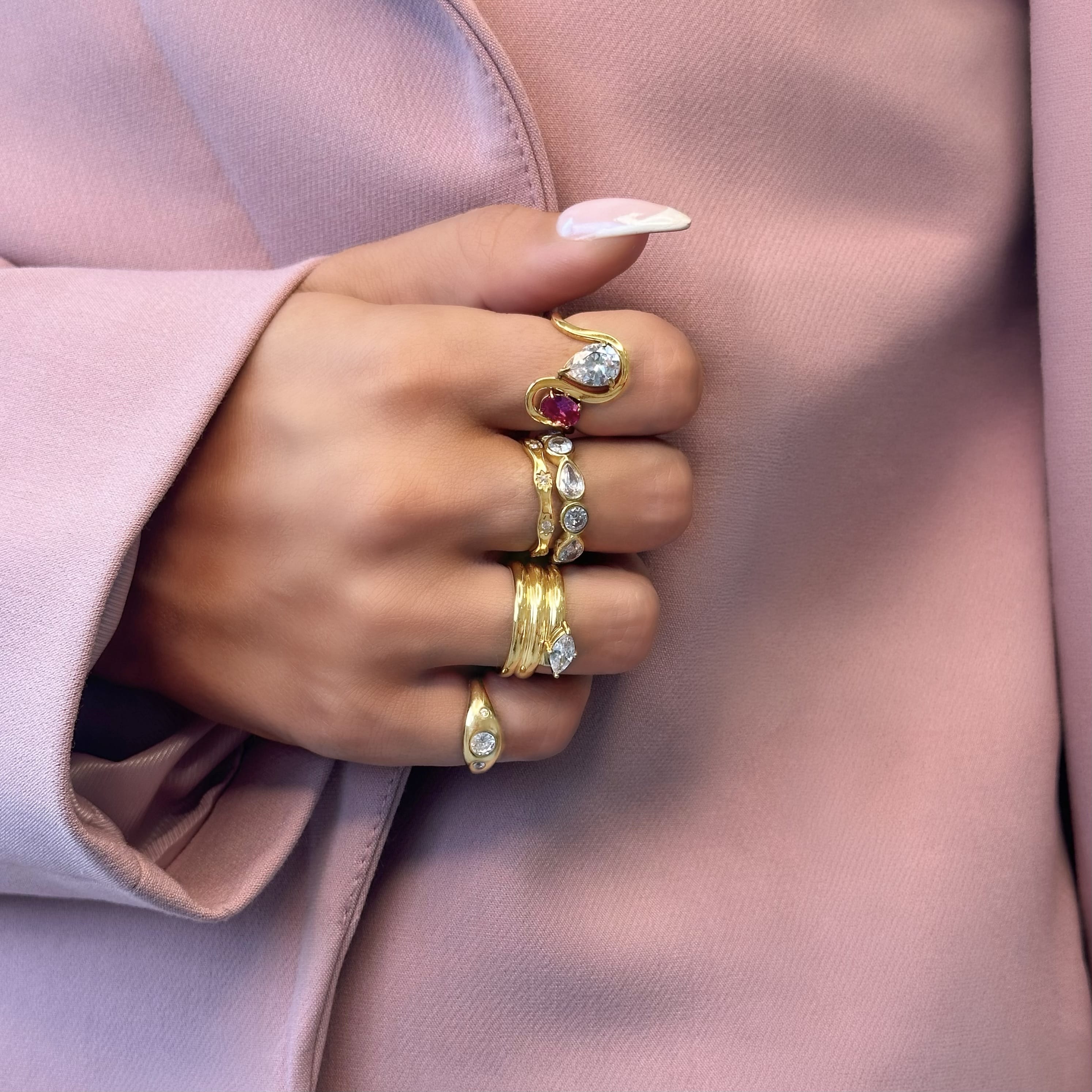 Bohomoon Stainless Steel Savannah Ring