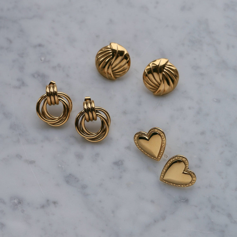 Bohomoon Stainless Steel Sawyer Stud Earrings