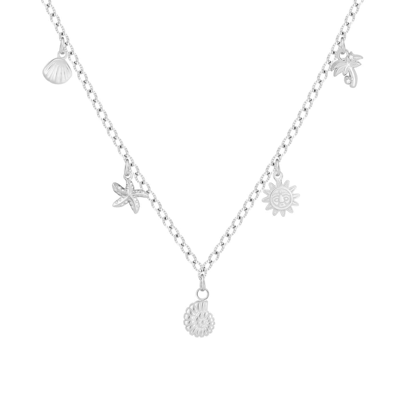 Bohomoon Stainless Steel Seaside Charm Necklace
