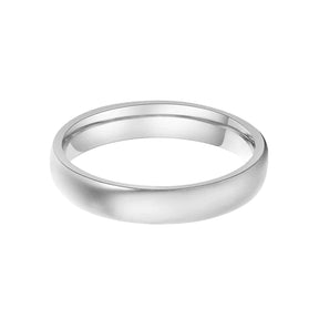 BohoMoon Stainless Steel Sense Plain Band Ring Silver / US 6 / UK L / EUR 51 (small)