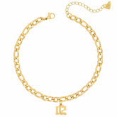 Bohomoon Stainless Steel Sequence Figaro Year Anklet