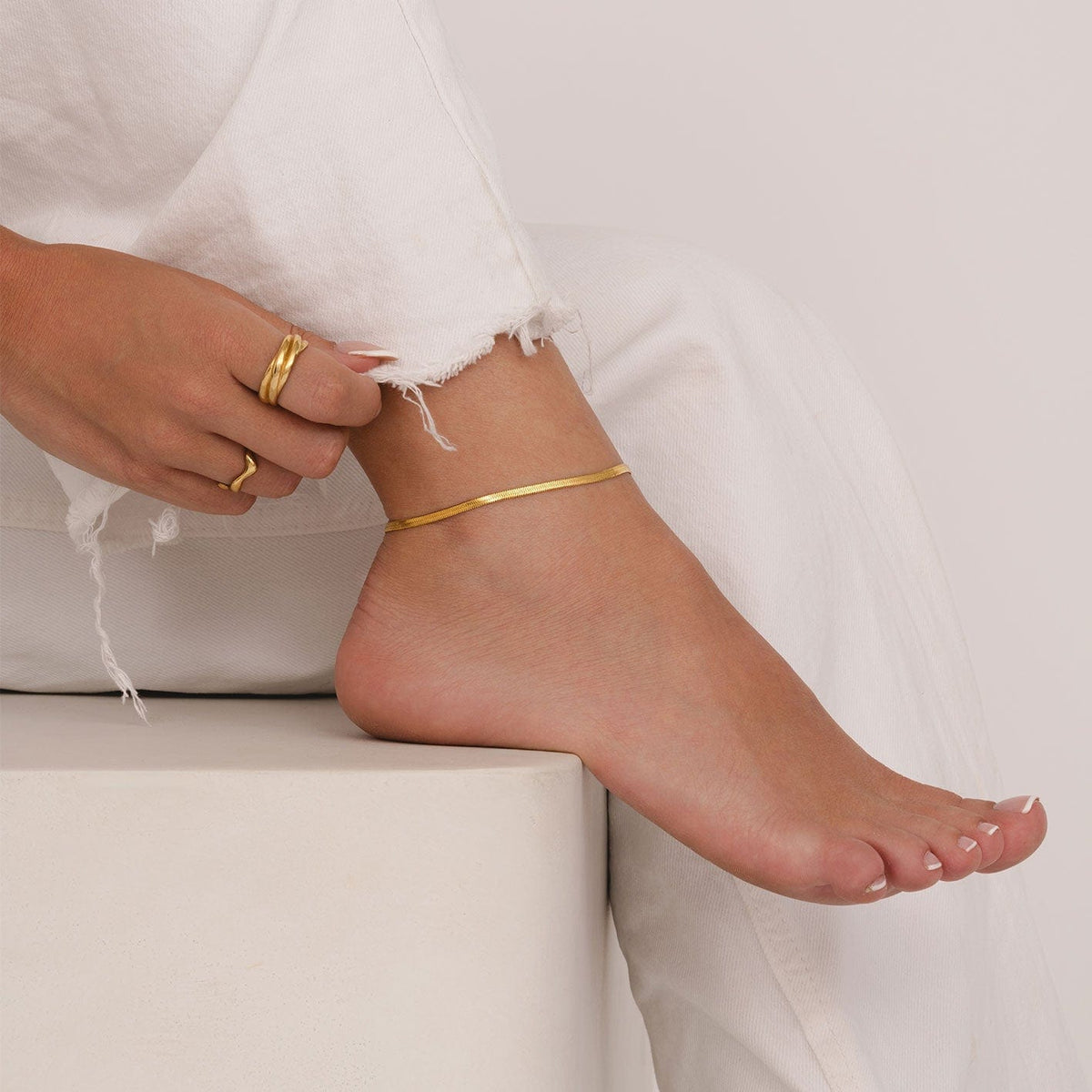 Bohomoon Stainless Steel Serena Anklet