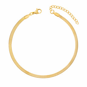 BohoMoon Stainless Steel Serena Anklet Gold