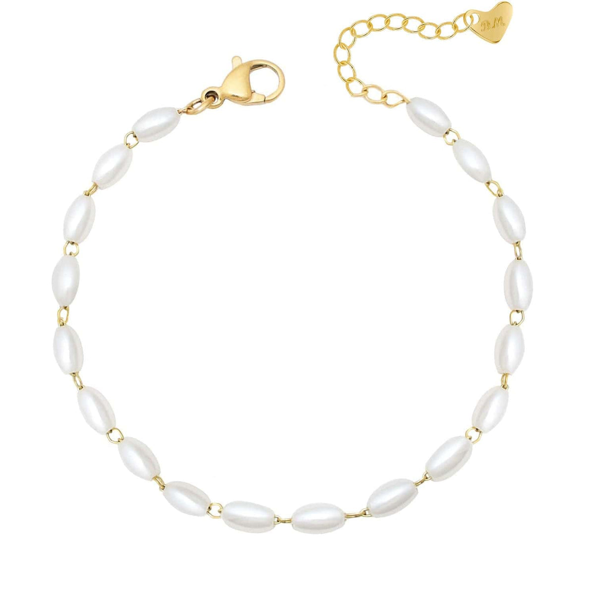 Bohomoon Stainless Steel Serenade Pearl Bracelet