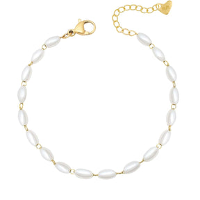 Bohomoon Stainless Steel Serenade Pearl Bracelet