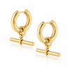 Bohomoon Stainless Steel Set Sail Hoop Earrings