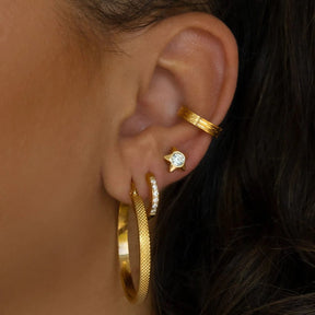 BohoMoon Stainless Steel Shay Star Stud Earrings